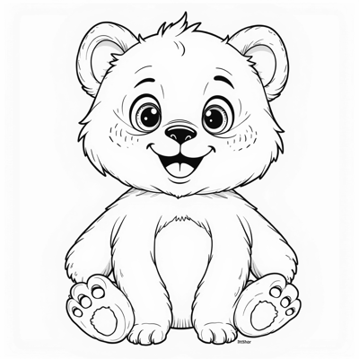 Panda Coloring Page
