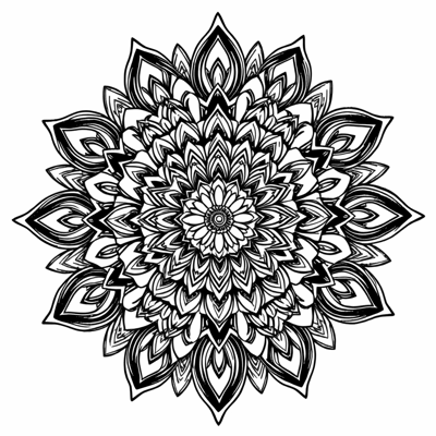 Elaborate Coloring Page