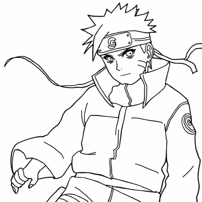 Naruto Coloring Page