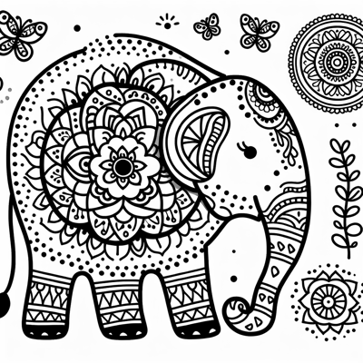 Design An Intricate Mandala Centered Around An... Coloring Page