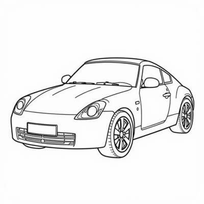 Car Coloring Page