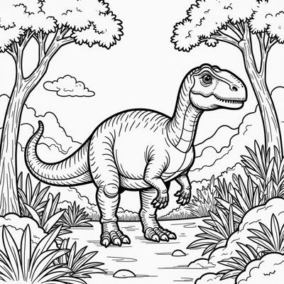 Dinosaur Coloring Page