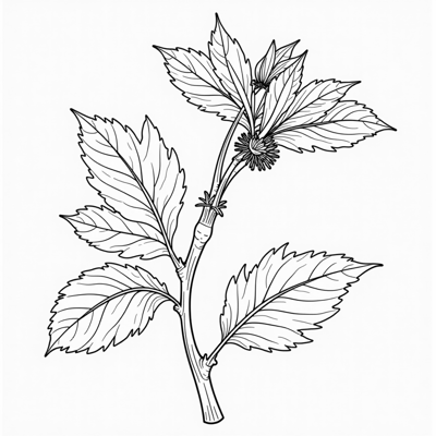 Emblica Coloring Page