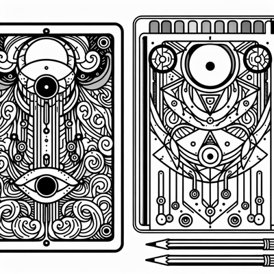 Classical Rider Waite Tarot The World Card Coloring Page