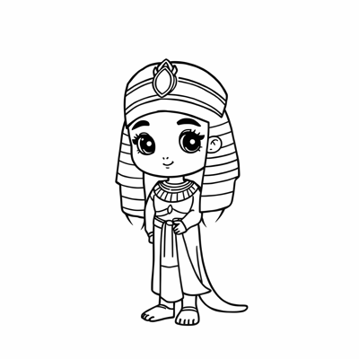 Cleopatra VII Coloring Page