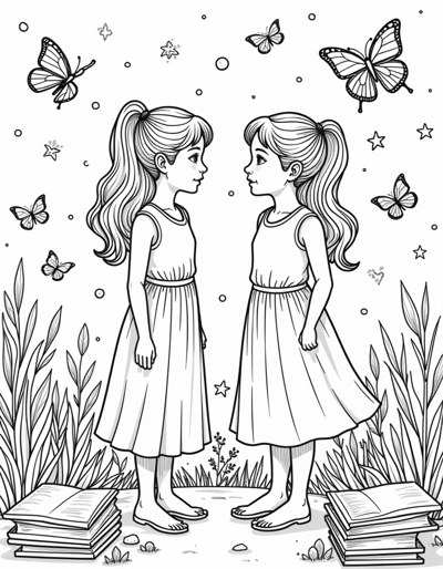 Design A Playful And Whimsical Coloring Page That... Coloring Page
