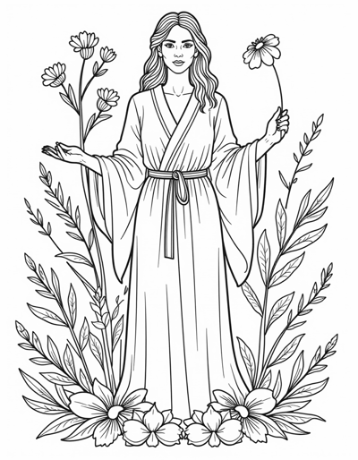 Create A Calming And Meticulous Coloring Page That... Coloring Page