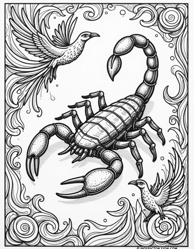 Create A Powerful And Mysterious... Coloring Page