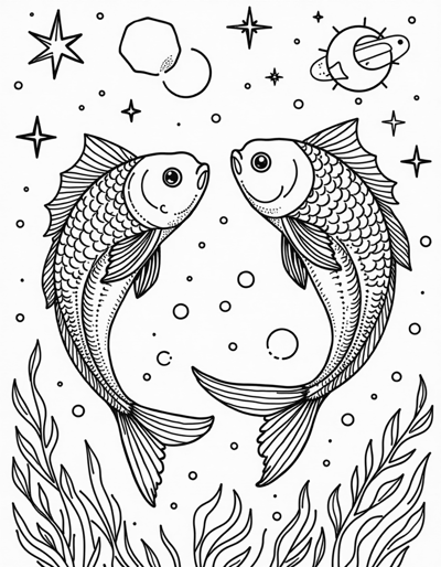 Create A Dreamy And Mystical Coloring Page That... Coloring Page