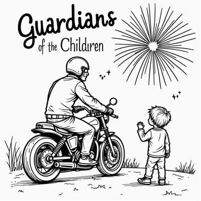 The Words Guardians Of The Children On The Top Of... Coloring Page