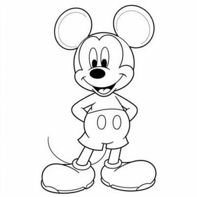 Mickey Coloring Page