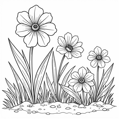 Garden Coloring Page