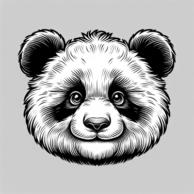 Baby Panda Coloring Page