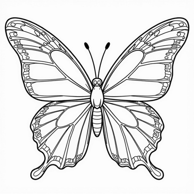 Butterfly Coloring Page