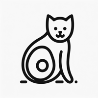 Animals With Cat Coloring Page