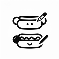 Frozen With Hot Dog Coloring Page