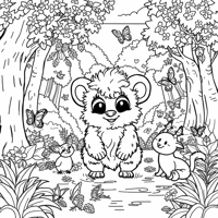Labubu Coloring Page