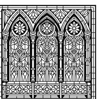 SainteChapelle Coloring Page