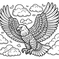 American Eagle Coloring Page