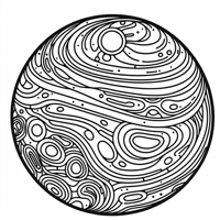Pluto Coloring Page