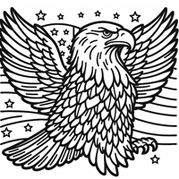 American Eagle Coloring Page