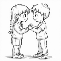 Bullying Coloring Page