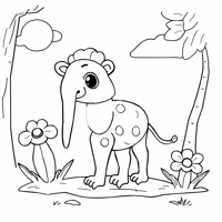 Labubu Doll Coloring Page