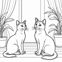 Bold Black Outlines The Image Is A Colorful... Coloring Page