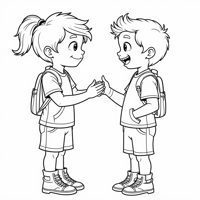 Anti Bullying Coloring Page