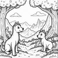 The Age Group Is 710 Make It A Variety Of Animals... Coloring Page