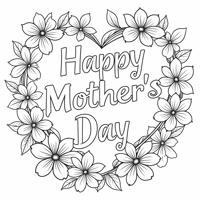 A Simple Card Elementary Students Can Color For... Coloring Page