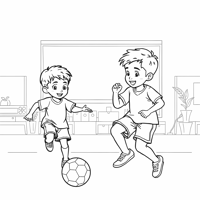 Create Me An Image Of An Elementary School Child... Coloring Page