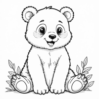 Panda Coloring Page