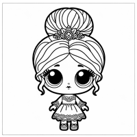 Lol Doll Coloring Page