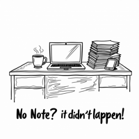 The Words No Note It Didnt Happen On The Bottom Of... Coloring Page