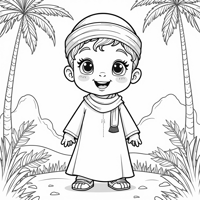 Ramadan View Coloring Page