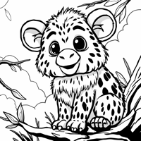 Labubu Doll Coloring Page