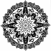 Create A Unique Intricately Layered Mandala With A... Coloring Page