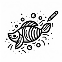 A Fish Coloring Page