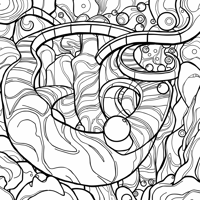 I Want To Create A Marble Run Image For Coloring Coloring Page