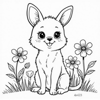 April 23 Official Drawing Simple Coloring Page