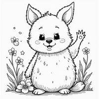 April 23 Official Drawing Simple Coloring Page