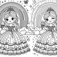 Belle From Beauty And The Beast With Ice Cream And... Coloring Page