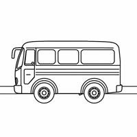 Bus Tayo Coloring Page