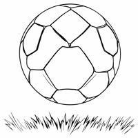 Soccer Coloring Page