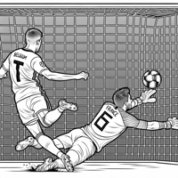 Belgium Beast France In A Soccer Game In The... Coloring Page