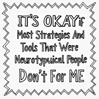 The Words Its Okay If Most Strategies And Tools... Coloring Page
