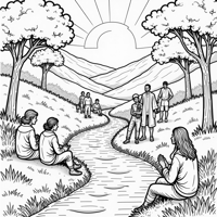 Psalm 375 Commit Your Way To The Lord Trust In Him... Coloring Page