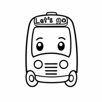 Tayo The Little Bus Coloring Page