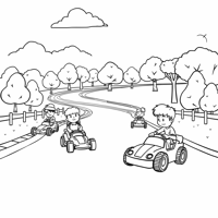 Tayo The Little Bus Coloring Page